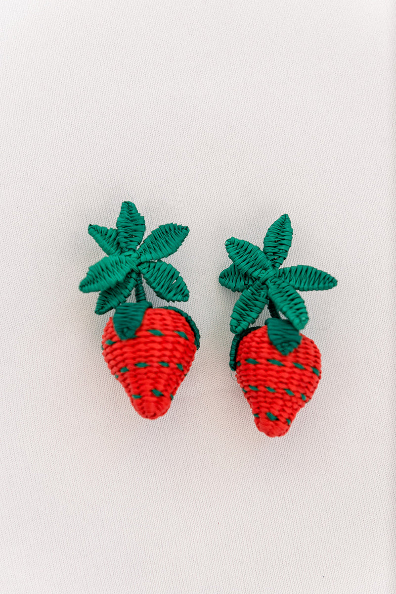 J crew sale strawberry earrings