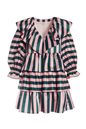 Anna Julia Dress - Holiday Stripe
